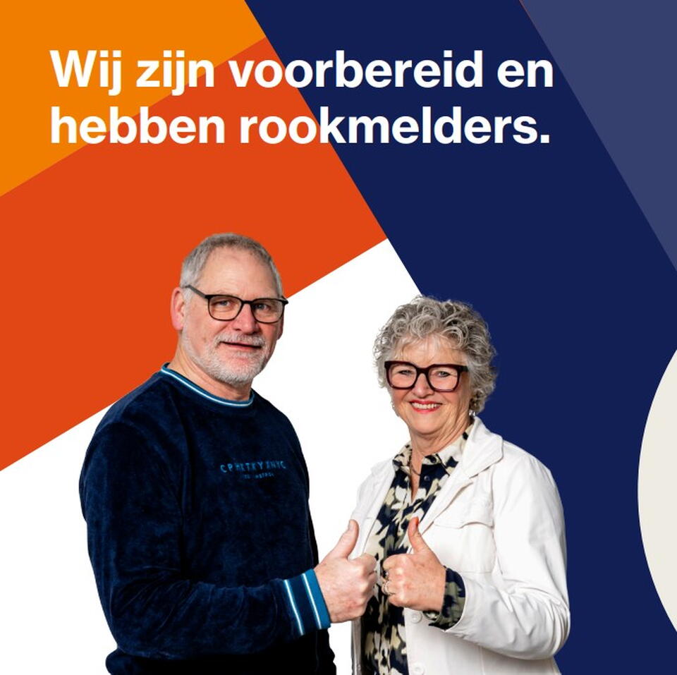 Wij zijn voorbereid en hebben rookmelders